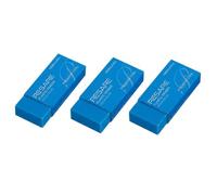 Kokuyo Resare Premium Type Eraser, Blue, Set of 3