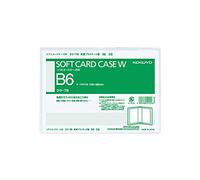 Kokuyo Soft Card Case, W, Soft, B6 Vertical, Set of 3
