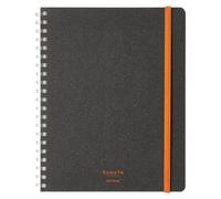 KOKUYO Sooofa B6 Notebook, Soft Ring Notebook, Transformation, 0.2 inch (4 mm) Square, Black, S-SE748S4-D