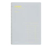 KOKUYO Study Planner Notebook, 10'' x 7'' To-Do Management B5 Soft Ring Notebooks, 41 To Do Plan Sheets, Gray Spiral Notebook, Time Management. Japan Import (SU-SY111TD-M)