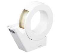 Kokuyo T-GM500W GLOO Tape Cutter, Suction Cup, Handy Type, Large Winding, White, Product Size: H 5.2 x W 1.5 x D 5.9 inches (133 x 38 x 149 mm), 5.6 oz (164 g)