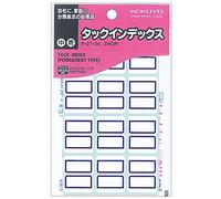 Kokuyo Ta-21-2B Tack Index Paper Labels, Medium 0.9 x 1.1 inches (23 x 29 mm), 240 Labels, Blue, Pack of 4