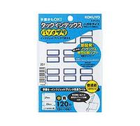Kokuyo Ta-PC21B Index Paso Supplements, 12 Pieces, 0.9 x 1.1 inches (23 x 29 mm), 10 Sheets, Blue, Pack of 3