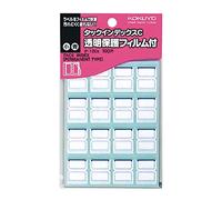 Kokuyo Tack Index C Transparent Protective Film, Small, 0.7 x 1.0 inches (18 x 25 mm), Blue, 160 Pieces, Set of 2