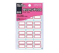 Kokuyo Tack Index, Medium, 0.9 x 1.1 inches (23 x 29 mm), Red, 120 Pieces, Set of 2