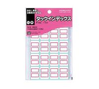 Kokuyo Tack Index Small (Red), Set of 2