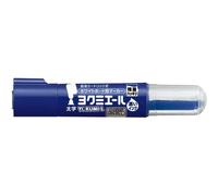 Kokuyo Yokumiere Dry Erase Markers, Broad Point, Round Core, Blue, 6 Pieces