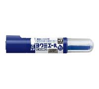 Kokuyo Yokumiere Dry Erase Markers, Broad Point, Square, Blue, 6 Pieces