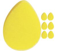 KOL 6 Pieces Facial Exfoliating Cleanser with Lemon Infusion, Disposable Sponge for Daily Cleansing and Makeup Remover