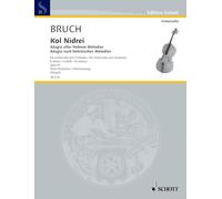 Kol Nidrei op. 47-Adagio after Hebrew Melodies cello and orchestra: Adagio sur des mélodies hébraiques. op. 47. cello and orchestra. Réduction pour piano avec partie soliste.