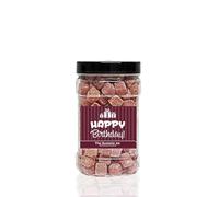 KOLA CUBES 1.4kg SMALL Sweet Jar - A Personalised Gift Jar filled with your favourite Retro Sweets! (Happy Birthday)