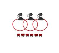 KOLACEN Automotive Car Truck In-line 16 Gauge Fuse Holder for Regular Standard Blade Type Fuse 3 Pieces + 6 Pieces Standard Blade Fuse 10Apm