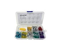 KOLACEN Automotive Car Truck Mini Blade Type Fuse Assorted Kit 5 7.5 10 15 20 25 30 35Amp + Fuse Puller (Pack of 81)