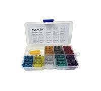 KOLACEN Automotive Car Truck Regular Standard Blade Type Fuse Assorted Kit 5 7.5 10 15 20 25 30 35Amp + Fuse Puller (Pack of 81)