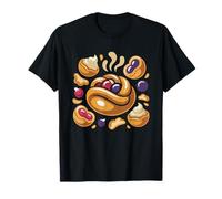 Kolache Texas Pastry Art Illustrated Czech Baker T-Shirt