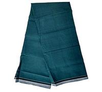 Kolakeer® Men's Cotton Lungi - Easy-to-Wear Stitched Solid Color Mundu Kaili Saaram Sarong Lungi - 2.10 Mtrs, Pckblue, One Size