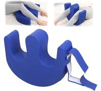 Kolarmo Elderly Anti-Pressure Easy Roller Pillow,Patient Turning Device U-Shaped Pillow,Waterproof Patient Turning Device,Paralysis Bed Rest Nursing Help The Elderly Turn Over (Blue)