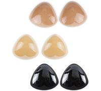 Kolarmo Snowy Sticky Bra Inserts,Snowy Double Sided Sticky Bra Inserts,Waterproof Silicone Self Adhesive Bra Pad Insert (3pair, 1)