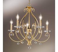 KOLARZ Carat - five-bulb chandelier