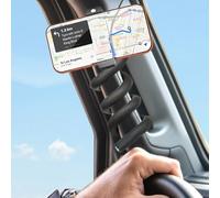 Kolasels A Pillar Grab Handle Gooseneck Phone Holder Mount for Car/Truck