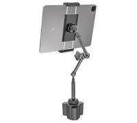 Kolasels Heavy Duty Metal Cup Holder Tablet Car Mount, One-Touch Adjustment Magic Arm Cup Holder Tablet Mount for Cars, SUVs, Trucks, Compatible with iPad Pro Air Mini, iPhone, Z Fold, 4-13" Devices