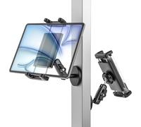 Kolasels Metal iPad Magnetic Mount, [Adjustable Arm] Magnetic Tablet Mount, Magnetic Tablet Holder for Metal Surface, Fridges, Whiteboard, Gym, Iron Rack, Compatible 4.7-12.9" Phones & Tablets