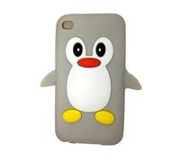 KOLAY Penguin Silicone Case for iPod Touch 4G (Grey)