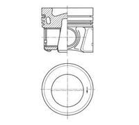 Kolbenschmidt 41270620 Piston & Rings