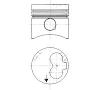 KOLBENSCHMIDT 90732620 Piston for AUDI,VOLVO,VW