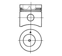 KOLBENSCHMIDT 93045600 Piston for FENDT