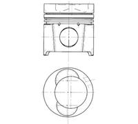 KOLBENSCHMIDT 94487600 Piston for ,ERF,G?LERY?Z,MAN,NEOPLAN,SOLARIS