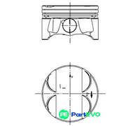 KOLBENSCHMIDT PISTON 40085600 FOR BMW