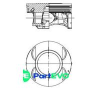 KOLBENSCHMIDT PISTON 40199610 FOR OPEL VAUXHALL CHEVROLET
