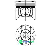 KOLBENSCHMIDT PISTON 40392600 FOR OPEL VAUXHALL