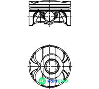 KOLBENSCHMIDT PISTON 40420600 FOR BMW