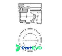 KOLBENSCHMIDT PISTON 41270600 FOR AUDI SEAT SKODA VW