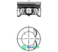 KOLBENSCHMIDT PISTON 41501600 FOR AUDI VW