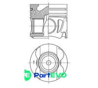 KOLBENSCHMIDT PISTON 41711600 FOR MERCEDES-BENZ