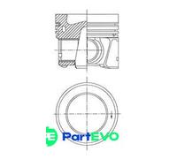KOLBENSCHMIDT PISTON 41937600 FOR AUDI SKODA VW