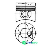 KOLBENSCHMIDT PISTON 93444620 FOR MERCEDES-BENZ PUCH
