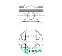 KOLBENSCHMIDT PISTON 97409610 FOR MERCEDES-BENZ
