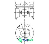 KOLBENSCHMIDT PISTON 99561620 FOR RENAULT