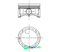 KOLBENSCHMIDT PISTON 99792620 FOR AUDI SKODA VW