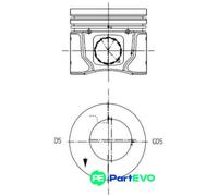 KOLBENSCHMIDT PISTON 99963600 FOR FORD