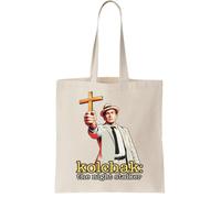 Kolchak The Night Stalker Worn Canvas Tote Bag - Reusable Cotton Shopping Bag, Natural
