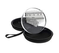 Koldot Kalimba Thumb Piano 17 Key Solid Finger Piano Clear Body Cute Crystal Acrylic Kalimba With Hard Case Gifts with Tuning Hammer