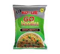 KOLEE Crunch & Munch Instant Noodles - Magic Masala | 3-in-1 Snack, Stir-Fry or Soup | MSG-Free | 24 Pack