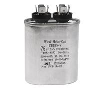 KOLEOLL 1499-5461 Fan Capacitor for Air Conditioners 370VAC 50/60HZ 7.5uF+5% Compatible with RV Air Conditioner Replacement Part