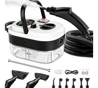 KOLERFLO 2500W Handheld Steam Cleaner - 1200ml Capacity Cordless Portable Multi-Purpose Steamer with Safety Lock and 11 Accessories for Home Sofa Car Floor Clothes Window