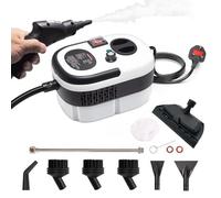 KOLERFLO 2500W Handheld Steam Cleaner - 1200ml Capacity Cordless Portable Multi-Purpose Steamer with Safety Lock and 13 Accessories for Home Sofa Car Floor Clothes Window